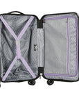 U.S. Traveler Boren Hardside Spinner Luggage With Aluminum Handle, Carry-on