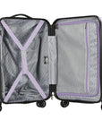 U.S. Traveler Boren Hardside Spinner Luggage With Aluminum Handle, 2-Piece Set