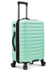 U.S. Traveler Boren Hardside Spinner Luggage With Aluminum Handle, Carry-on