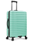 U.S. Traveler Boren Hardside Spinner Luggage With Aluminum Handle, Checked-Medium