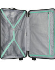 U.S. Traveler Boren Hardside Spinner Luggage With Aluminum Handle, 3-Piece Set