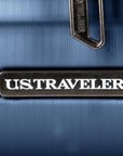 U.S. Traveler Boren Hardside Spinner Luggage With Aluminum Handle, Checked-Medium