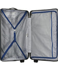 U.S. Traveler Boren Hardside Spinner Luggage With Aluminum Handle, Checked-Medium