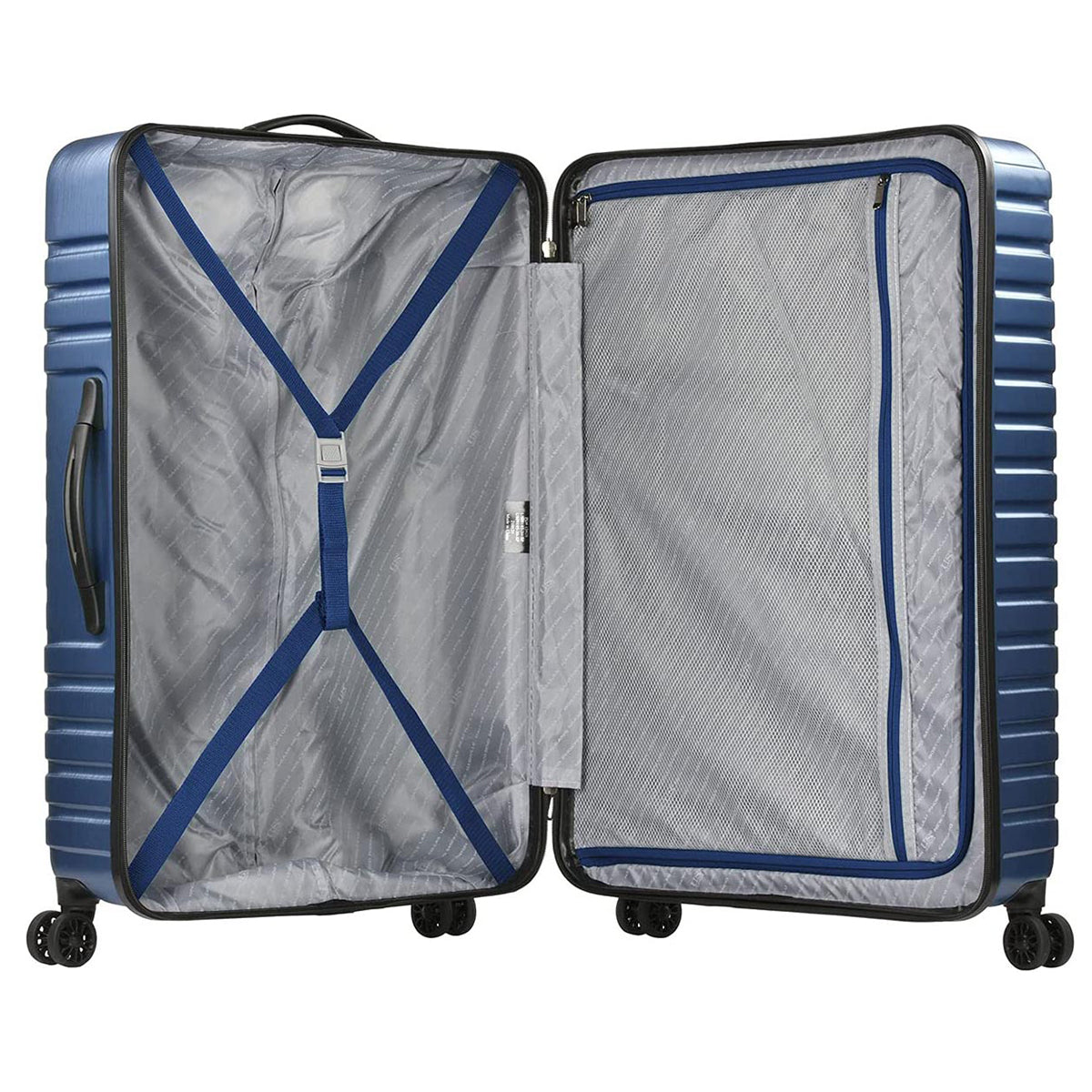 U.S. Traveler Boren Hardside Spinner Luggage With Aluminum Handle, 2-Piece Set