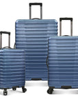 U.S. Traveler Boren Hardside Spinner Luggage With Aluminum Handle, 3-Piece Set