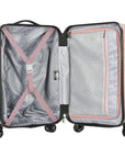 U.S. Traveler Boren Hardside Spinner Luggage With Aluminum Handle, Carry-on