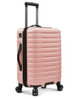 U.S. Traveler Boren Hardside Spinner Luggage With Aluminum Handle, 2-Piece Set