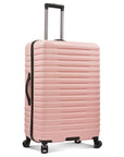 U.S. Traveler Boren Hardside Spinner Luggage With Aluminum Handle, Checked-Large