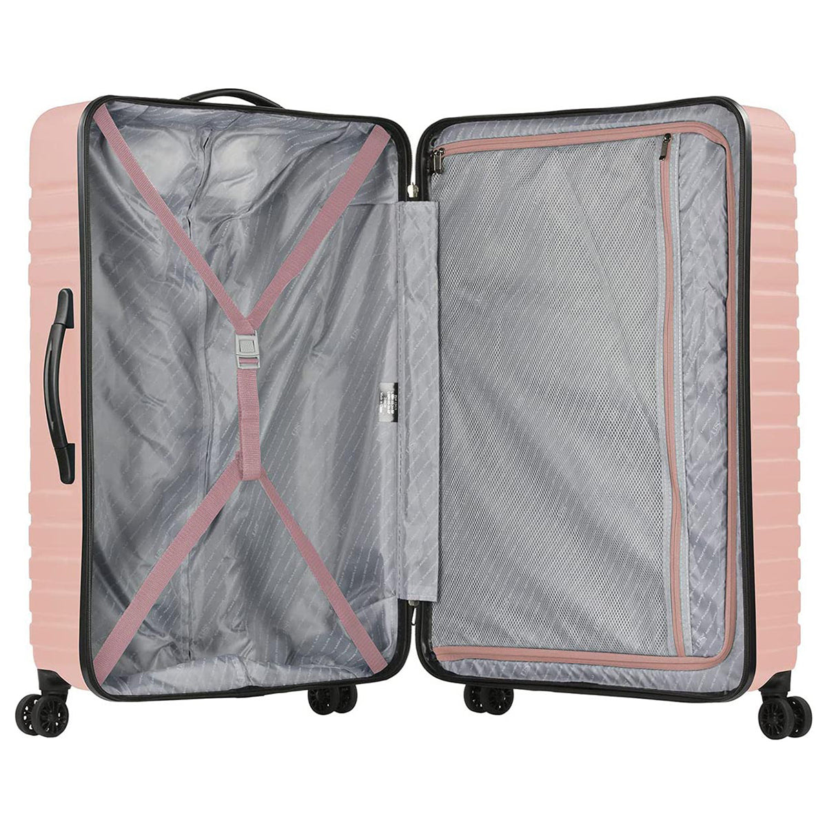 U.S. Traveler Boren Hardside Spinner Luggage With Aluminum Handle, Checked-Large