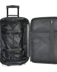 U.S. Traveler Rio Rugged Fabric Expandable Carry-on Luggage Set, 2 Wheel