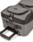U.S. Traveler Rio Rugged Fabric Expandable Carry-on Luggage Set, 2 Wheel