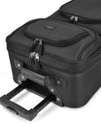 U.S. Traveler Rio Rugged Fabric Expandable Carry-on Luggage Set, 2 Wheel