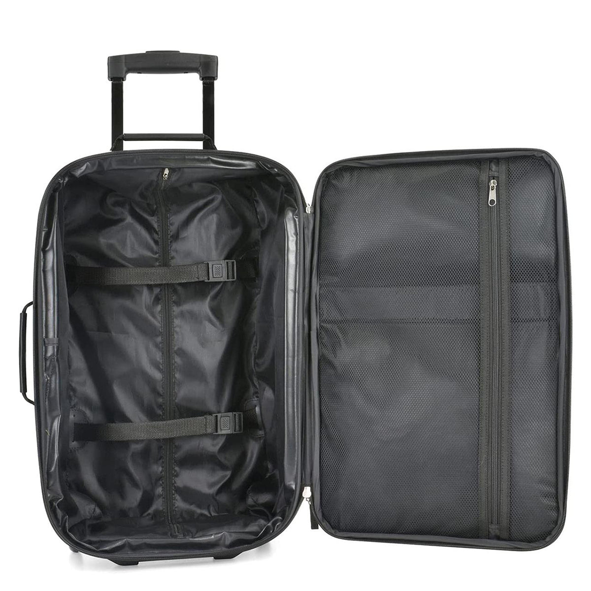 U.S. Traveler Rio Rugged Fabric Expandable Carry-on Luggage Set, 2 Wheel