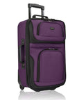 U.S. Traveler Rio Rugged Fabric Expandable Carry-on Luggage Set, 2 Wheel
