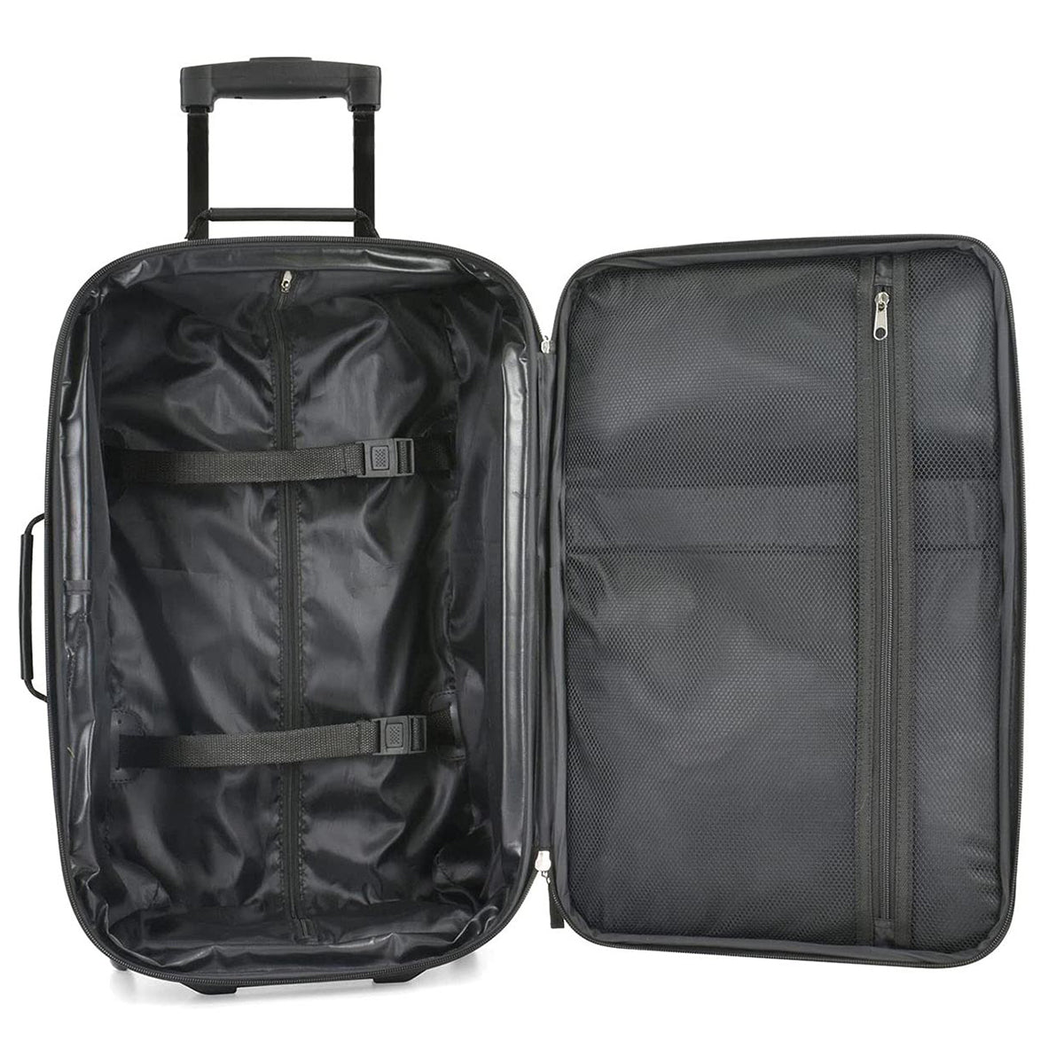 U.S. Traveler Rio Rugged Fabric Expandable Carry-on Luggage Set, 2 Wheel