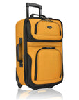 U.S. Traveler Rio Rugged Fabric Expandable Carry-on Luggage Set, 2 Wheel
