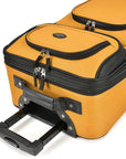 U.S. Traveler Rio Rugged Fabric Expandable Carry-on Luggage Set, 2 Wheel