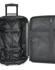 U.S. Traveler Rio Rugged Fabric Expandable Carry-on Luggage Set, 2 Wheel