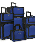 U.S. Traveler New Yorker Lightweight Expandable Rolling Luggage, 4-Piece Set