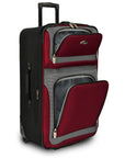 U.S. Traveler New Yorker Lightweight Expandable Rolling Luggage, 4-Piece Set