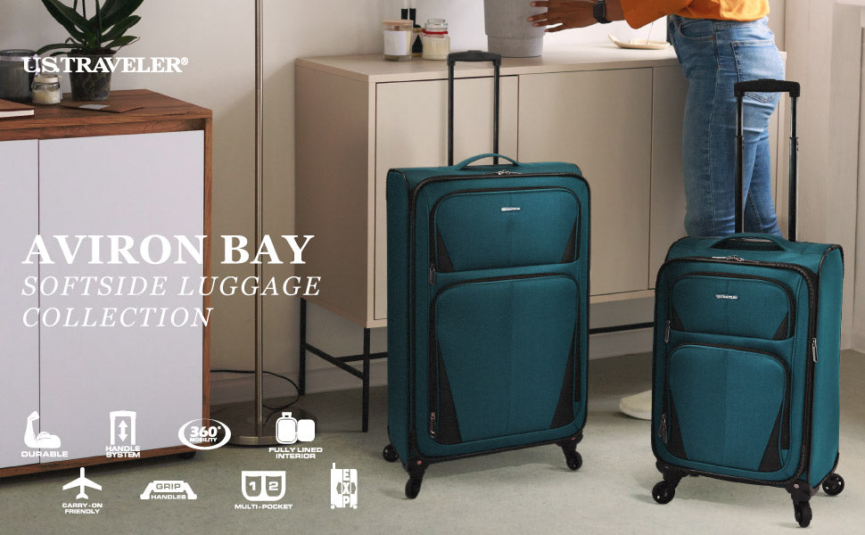 U.S. Traveler Aviron Bay Expandable Softside Luggage – Traveler