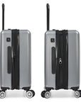 Travel Select Snowcreek 21" Carry-on Hardside Spinner Luggage Set with USB Port