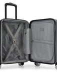 Travel Select Snowcreek 21" Carry-on Hardside Spinner Luggage Set with USB Port