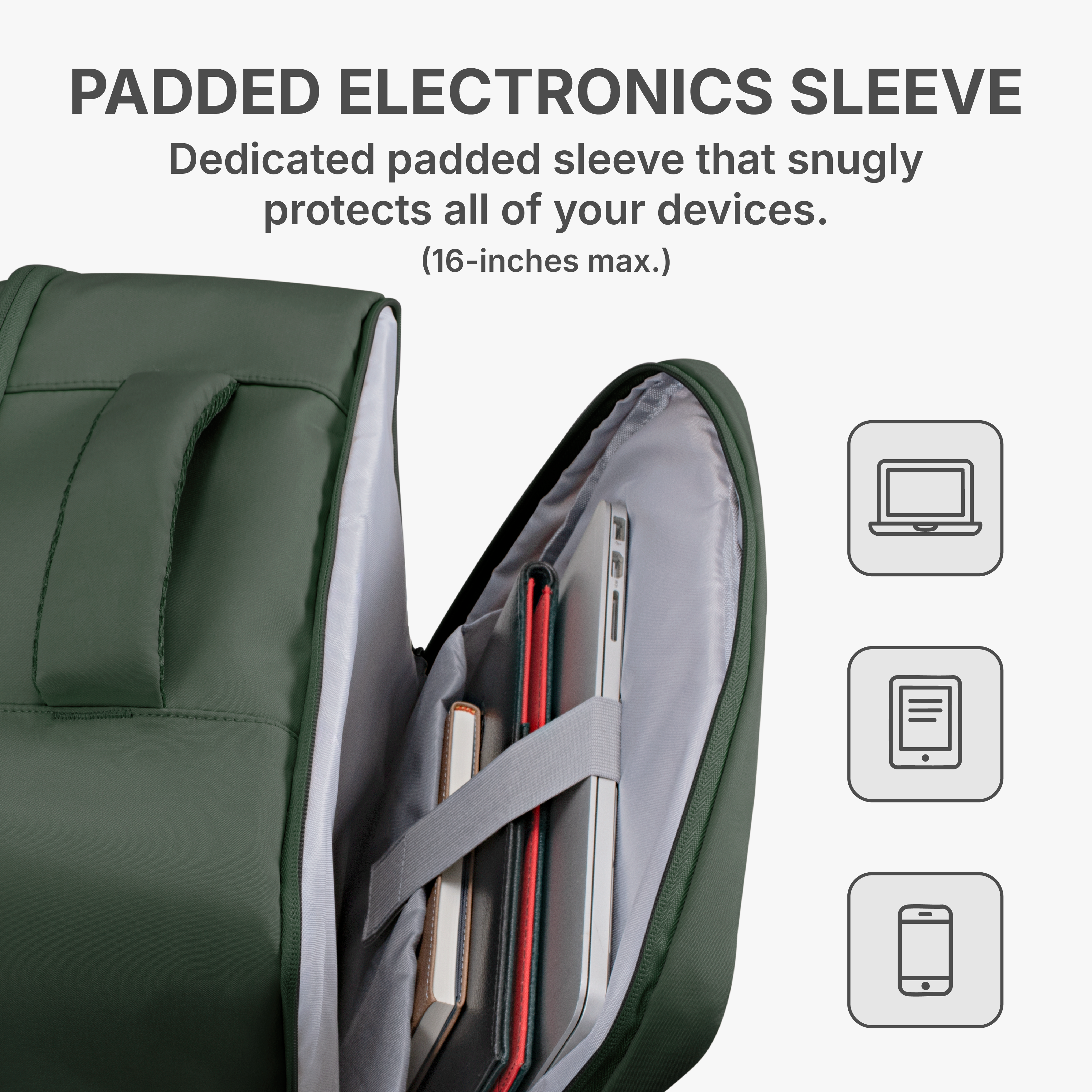 Vista Way 3-Piece Travel Set, 21-Inch Carry-on Hardside with TSA Lock, 18-Inch Travel Backpack with Laptop Sleeve, Toiletry Bag