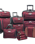 Travel Select Amsterdam Expandable Rolling Upright Luggage, 8-Piece Set