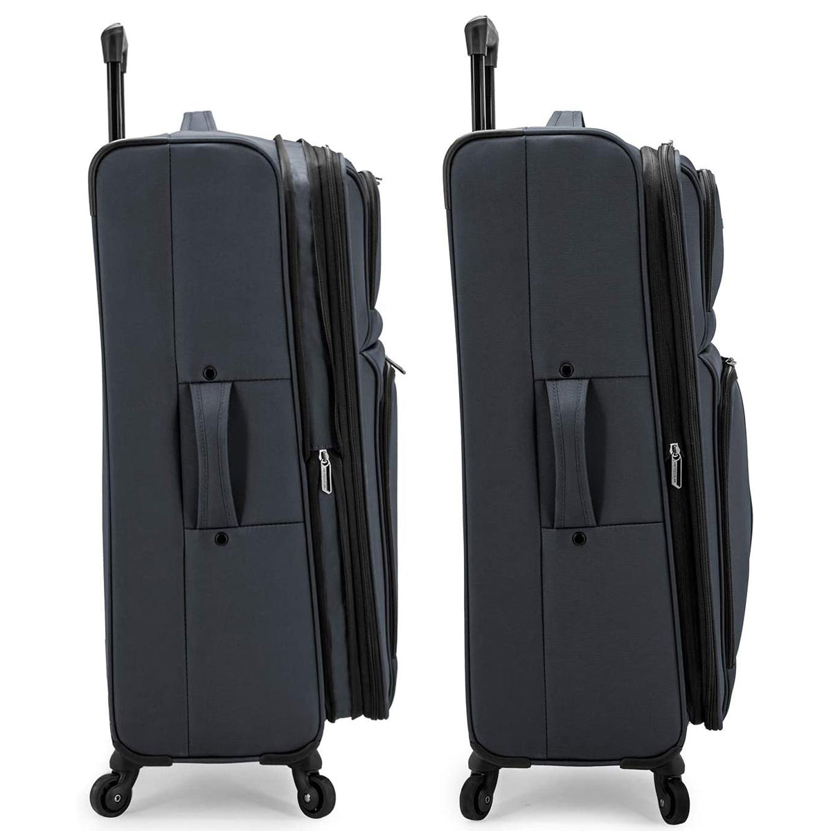 U.S. Traveler Anzio Softside Expandable Spinner Luggage, 3 Piece Set