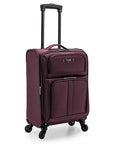U.S. Traveler Anzio Softside Expandable Spinner Luggage, Carry-on 22-Inch