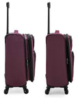 U.S. Traveler Anzio Softside Expandable Spinner Luggage, Carry-on 22-Inch