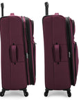 U.S. Traveler Anzio Softside Expandable Spinner Luggage, 2-Piece Set