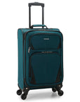 U.S. Traveler Aviron Bay Expandable Softside Luggage with Spinner Wheels, Carry-on