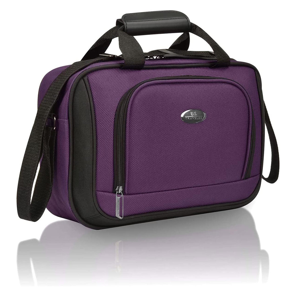 U.S. Traveler Rugged Fabric Expandable Carry-on Luggage Set