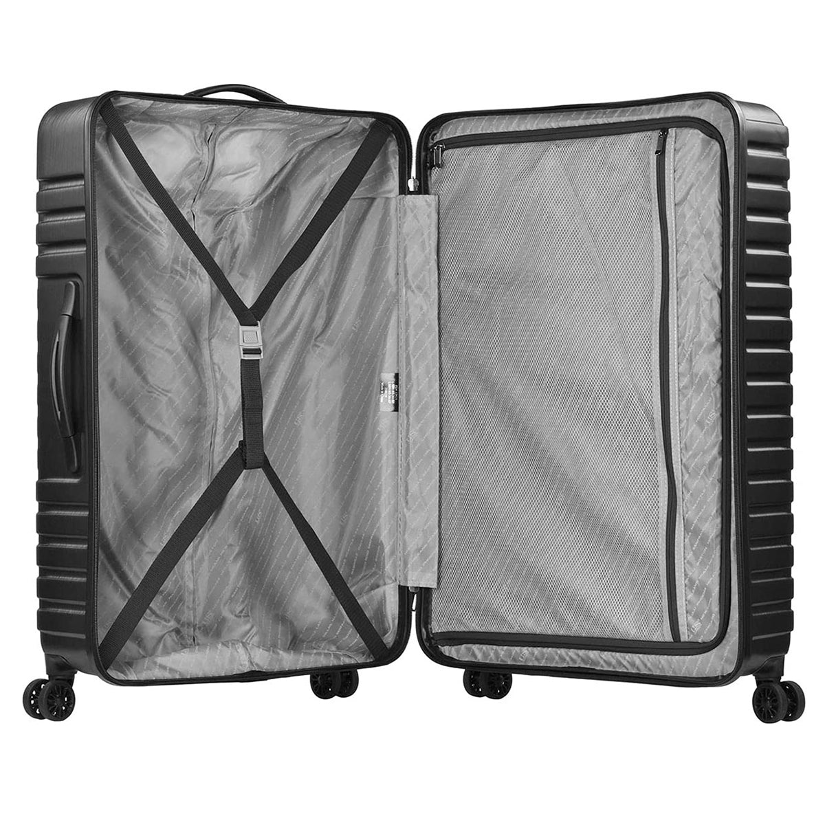 U.S. Traveler Boren Hardside Spinner Luggage With Aluminum Handle, Checked-Large