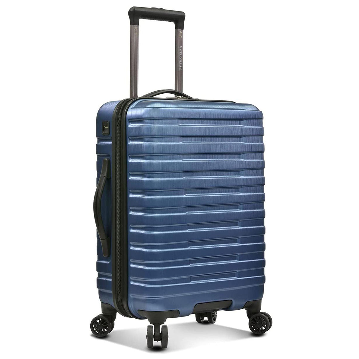 U.S. Traveler Boren Hardside Spinner Luggage With Aluminum Handle, Carry-on