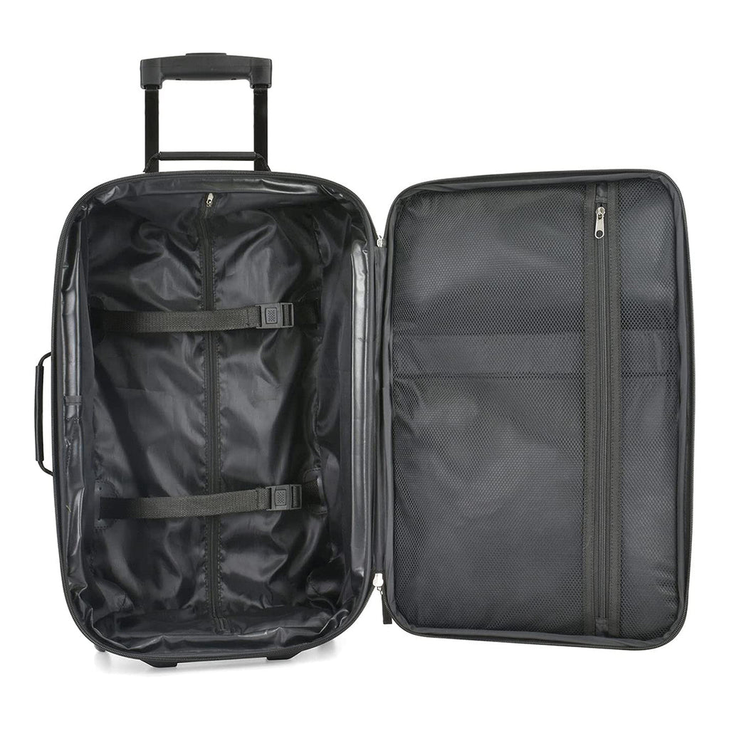 U.S. Traveler Rio Rugged Fabric Expandable Carryon Luggage Set
