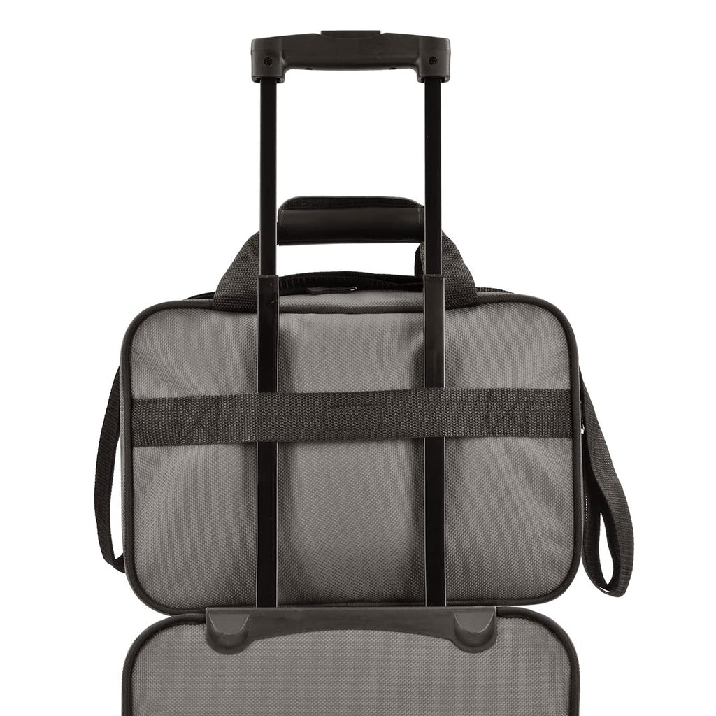 U.S. Traveler Rio Rugged Fabric Expandable Carryon Luggage Set