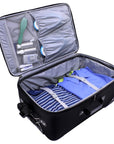 U.S. Traveler New Yorker Lightweight Expandable Rolling Luggage, 4-Piece Set