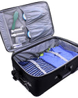 U.S. Traveler New Yorker Lightweight Expandable Rolling Luggage, 3-Piece Set