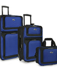 U.S. Traveler New Yorker Lightweight Expandable Rolling Luggage, 3-Piece Set